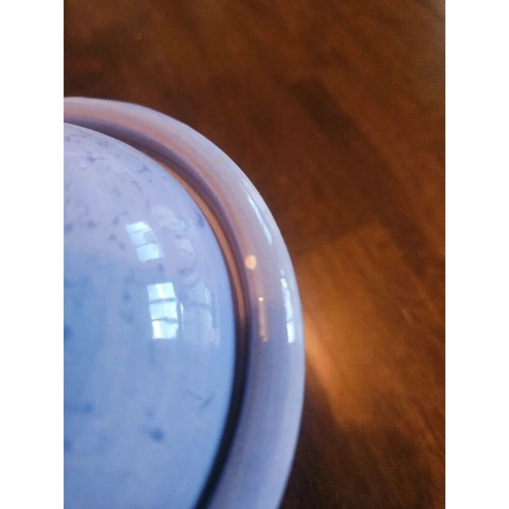 Small Purple Floral Ceramic Canister - Picture 3 of 8